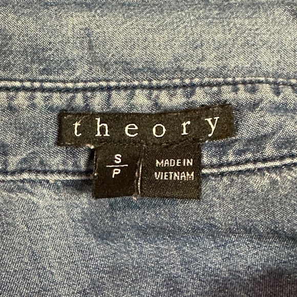 theory button down top - Picture 6 of 7